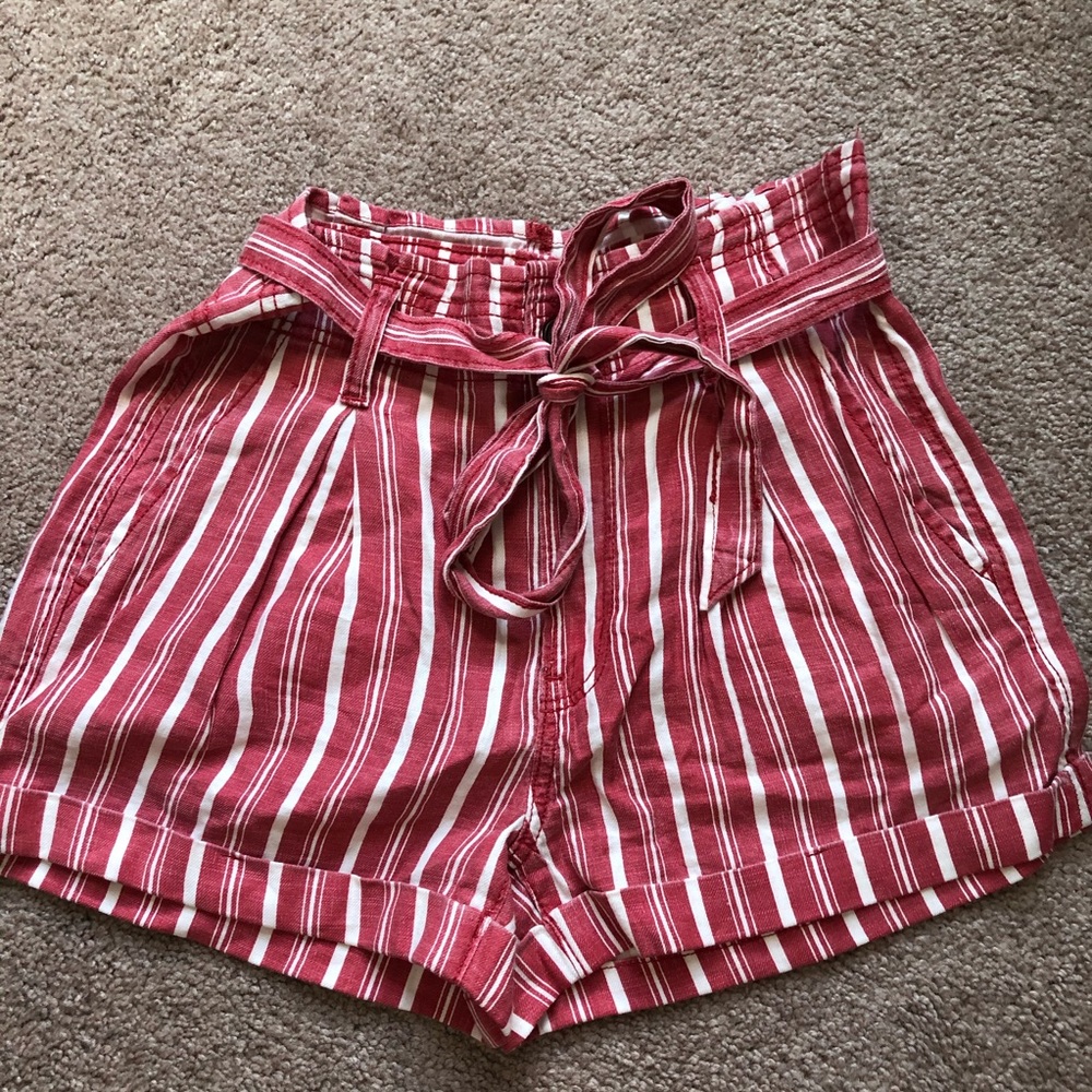 AEO striped shorts